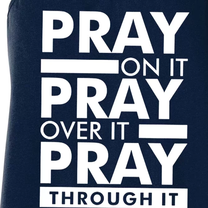 Pray On It Women's Racerback Tank