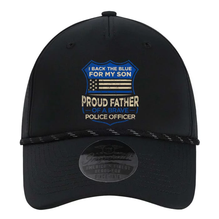 Police Officer I Back The Blue For My Son Proud Performance The Dyno Cap