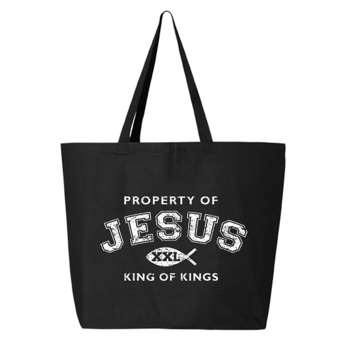 Property Of Jesus King Of Kings Xxl 25L Jumbo Tote