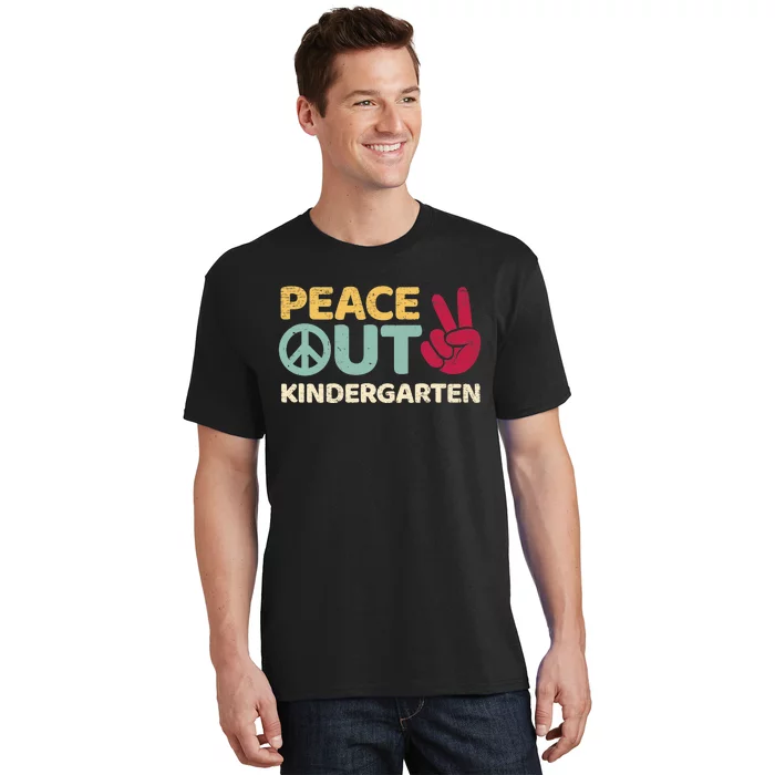 Peace Out Kindergarten Graduation Last Day Of School T-Shirt