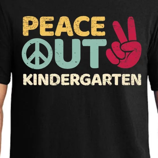 Peace Out Kindergarten Graduation Last Day Of School Pajama Set