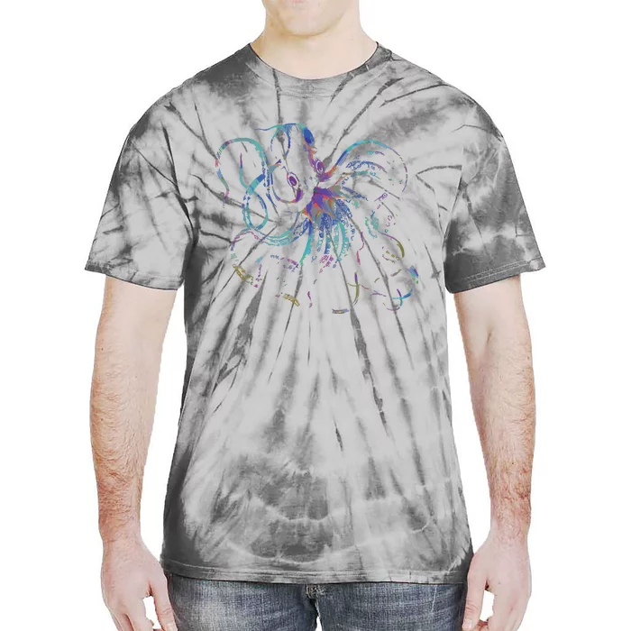 Psychedelic Octopus Kraken Tie-Dye T-Shirt