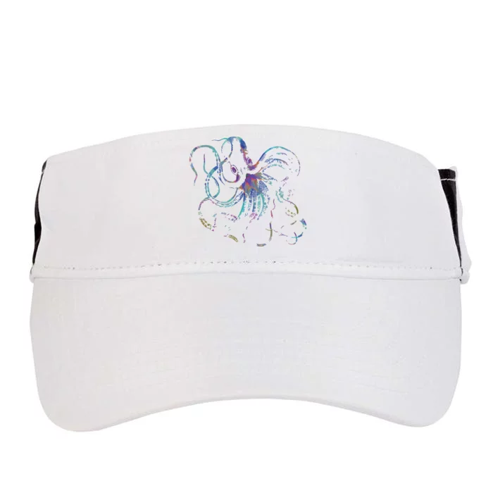 Psychedelic Octopus Kraken Adult Drive Performance Visor