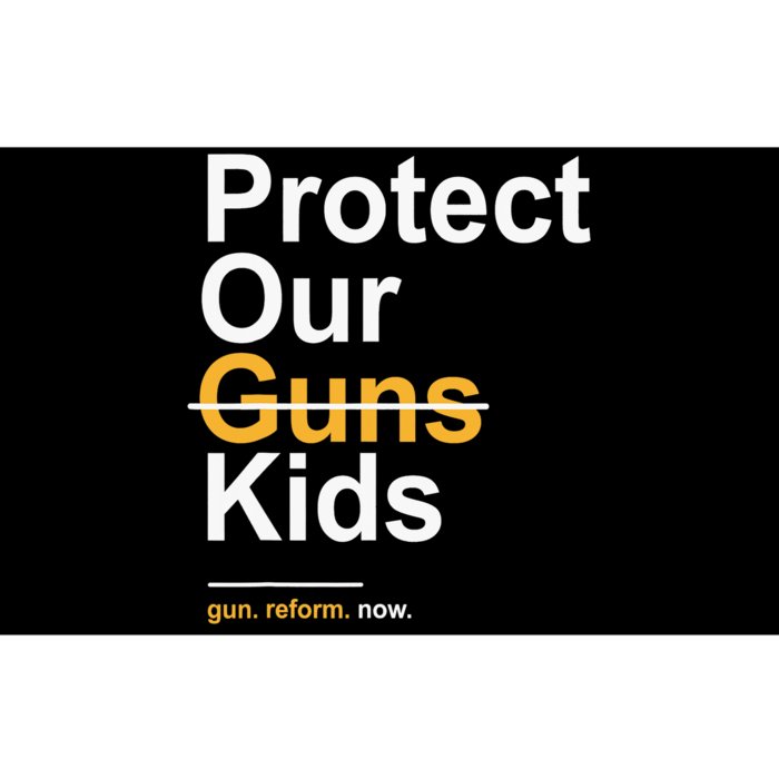 Protect Our Kids Not Guns Gun Control Now End Gun Violence Bumper Sticker