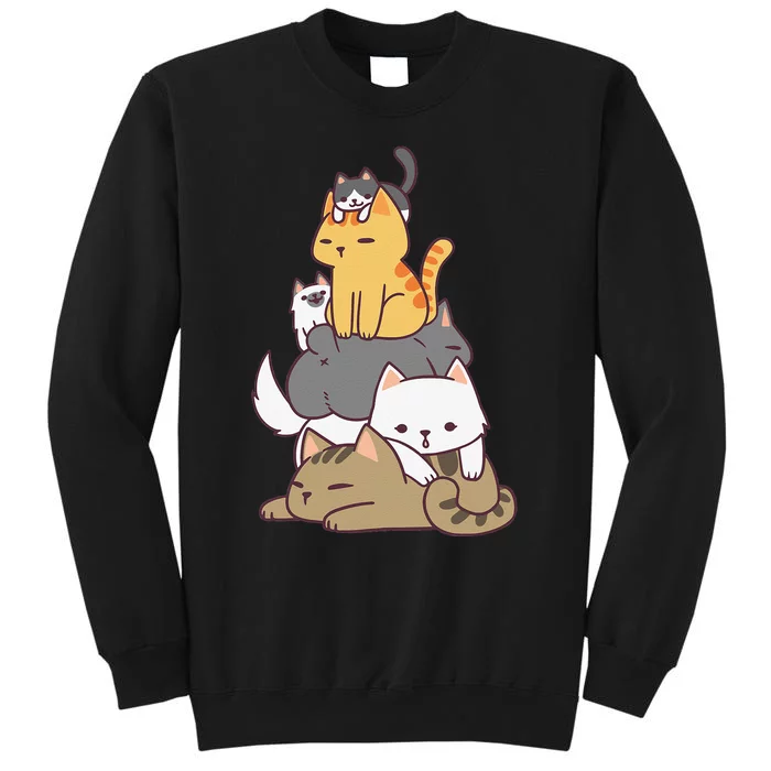 Pile Of Kitty Cats Funny Cute Cat Lover Sweatshirt