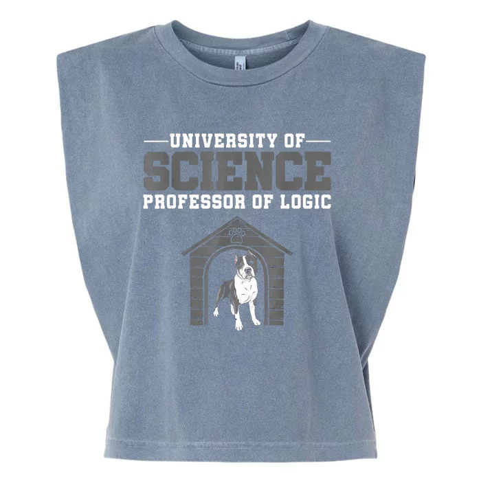 Professor Of Logic At The University Of Science Syllogistic Garment-Dyed Women's Muscle Tee