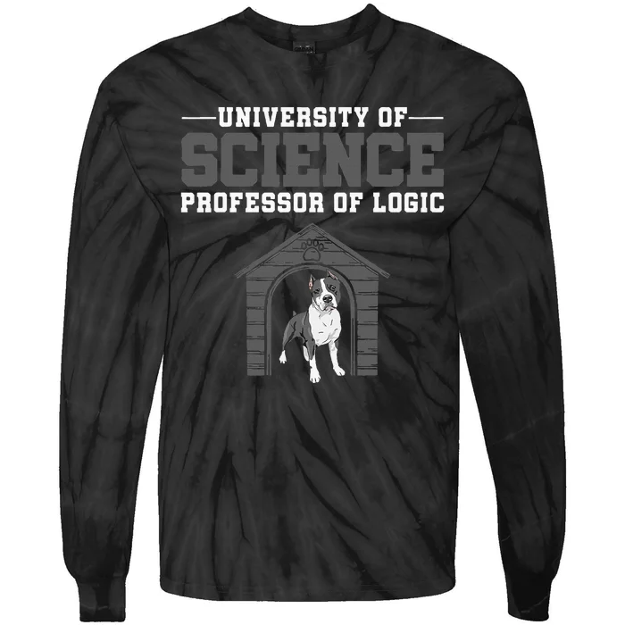 Professor Of Logic At The University Science Syllogistic Tie-Dye Long Sleeve Shirt