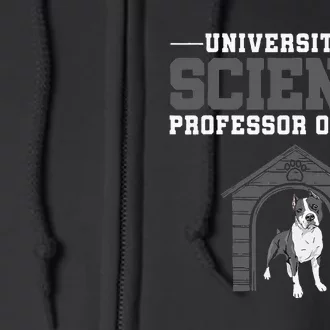 Professor Of Logic At The University Science Syllogistic Full Zip Hoodie