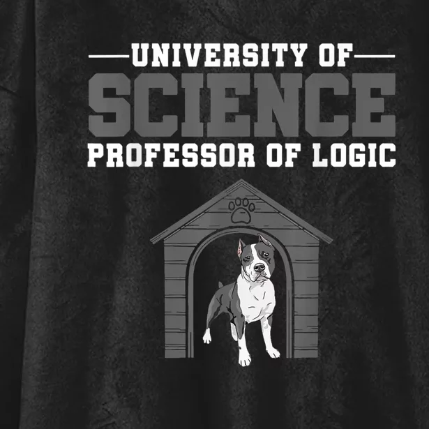 Professor Of Logic At The University Of Science Syllogistic Hooded Wearable Blanket