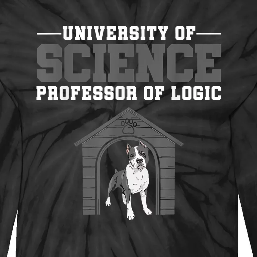 Professor Of Logic At The University Of Science Syllogistic Tie-Dye Long Sleeve Shirt