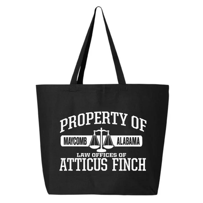 Property Of Law Offices Of Atticus Finch Maycomb Alabama 25L Jumbo Tote