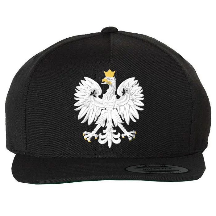 Poland Pride Vintage Eagle Wool Snapback Cap