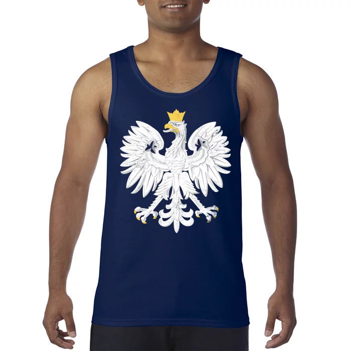 Poland Pride Vintage Eagle Tank Top