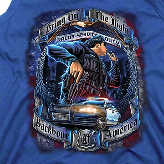 Police Backbone of America Tank Top