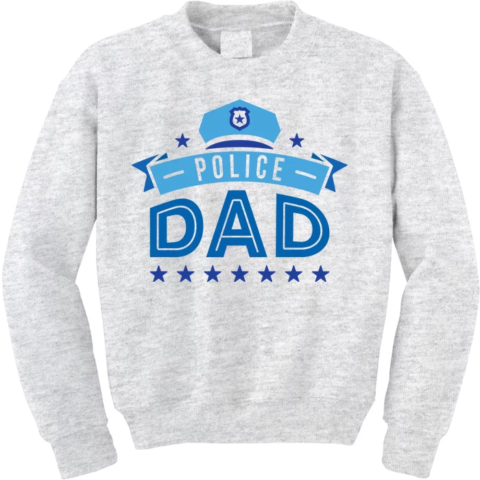 Police Dad Kids Sweatshirt