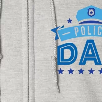 Police Dad Full Zip Hoodie