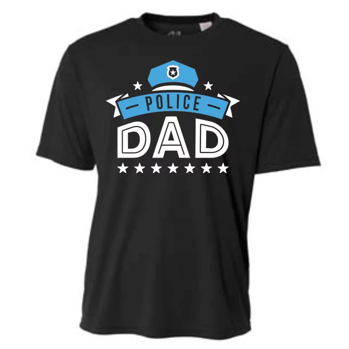 Police Dad Cooling Performance Crew T-Shirt