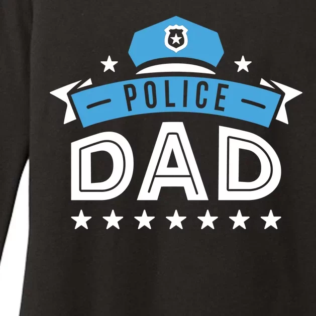 Police Dad Womens CVC Long Sleeve Shirt