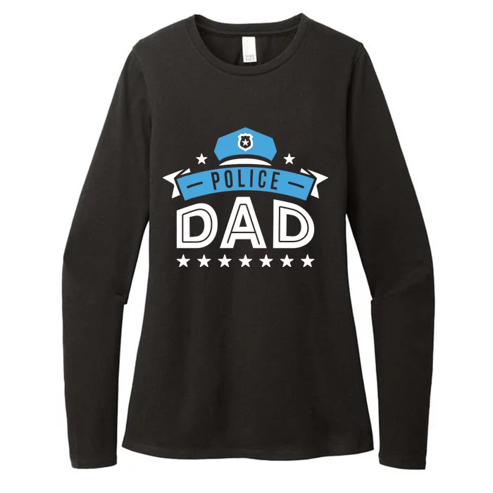 Police Dad Womens CVC Long Sleeve Shirt