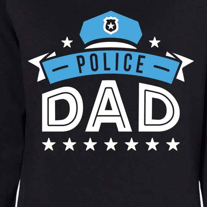 Police Dad Womens California Wash Sweatshirt