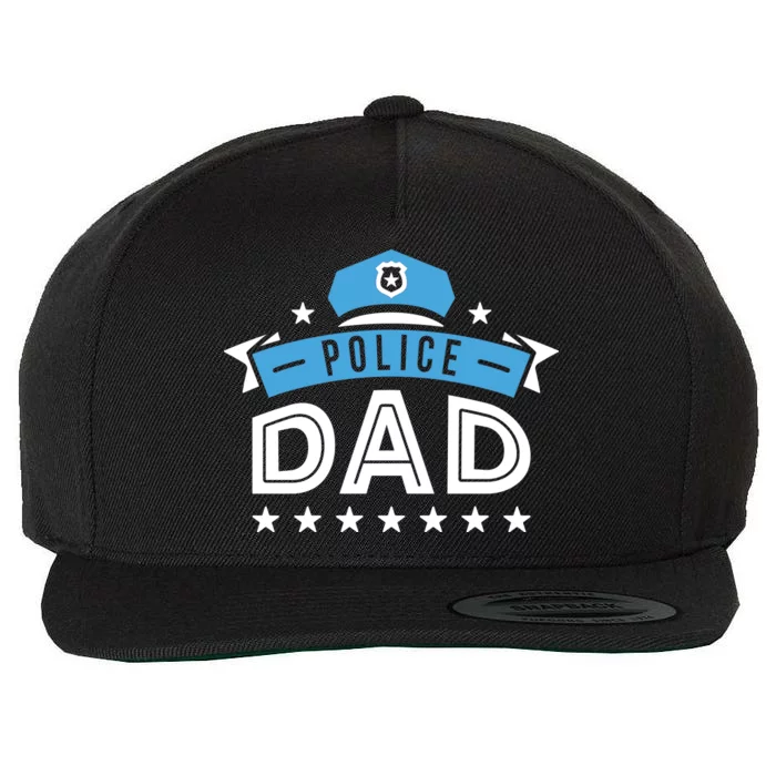 Police Dad Wool Snapback Cap