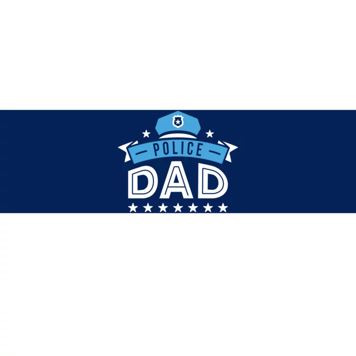 Police Dad Bumper Sticker