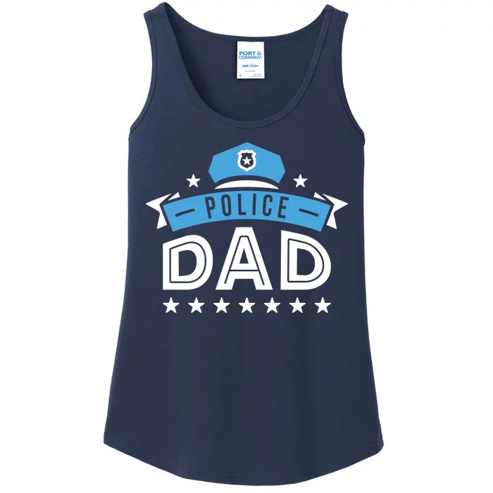 Police Dad Ladies Essential Tank