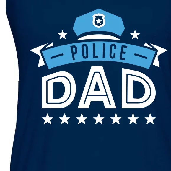 Police Dad Ladies Essential Flowy Tank