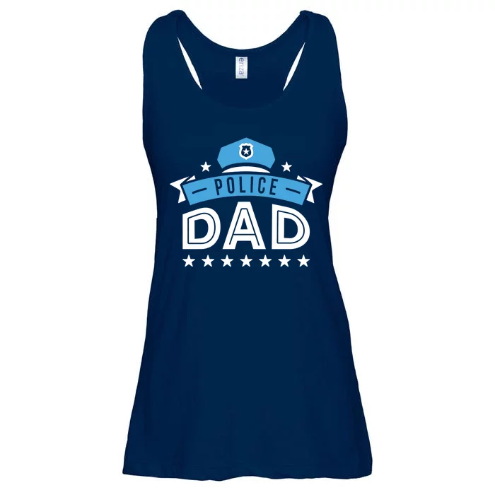 Police Dad Ladies Essential Flowy Tank