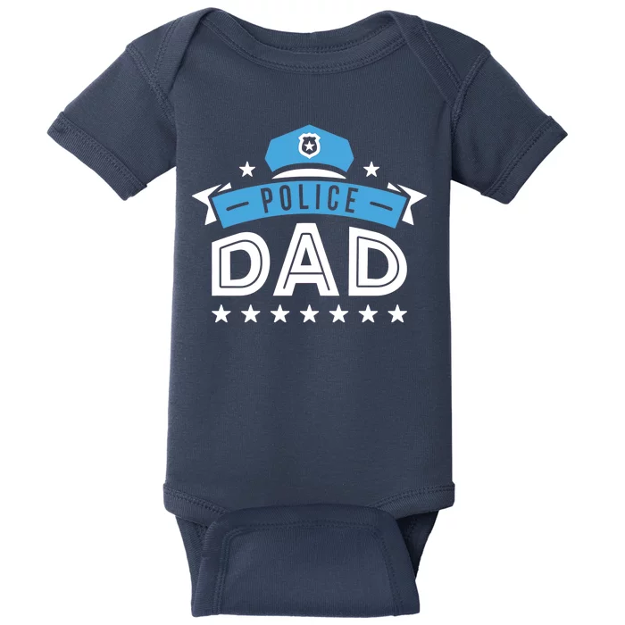 Police Dad Baby Bodysuit