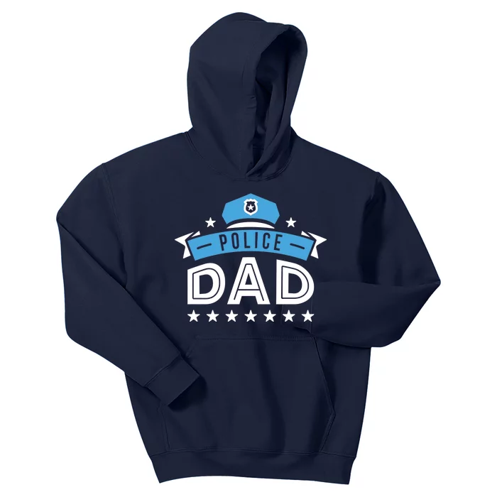 Police Dad Kids Hoodie