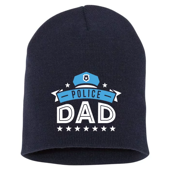 Police Dad Short Acrylic Beanie