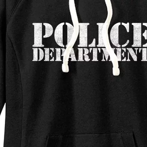 Police Department Logo Women's Fleece Hoodie