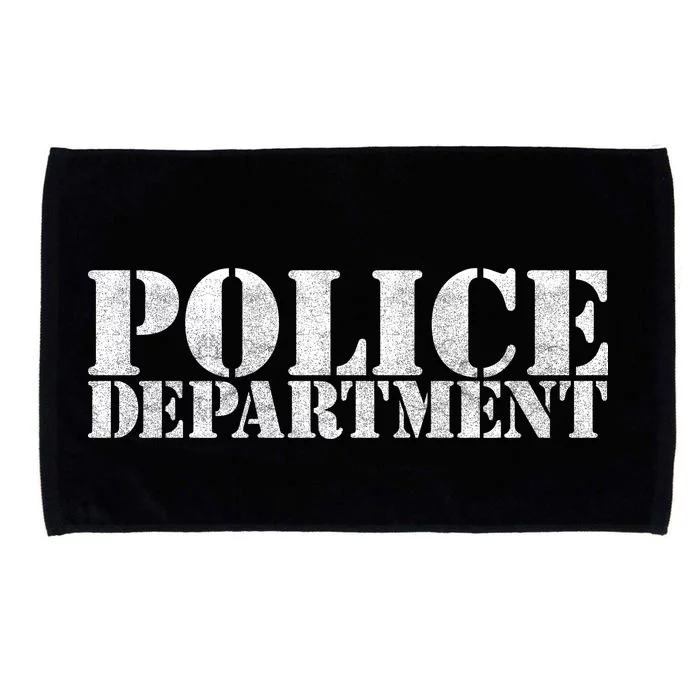 Police Department Logo Microfiber Hand Towel