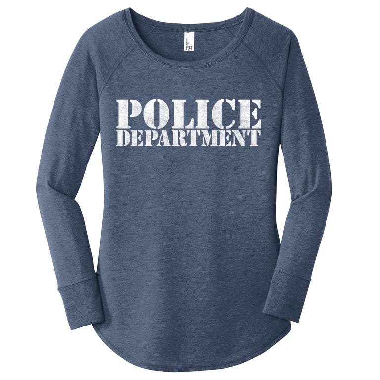 Police Department Logo Women’s Perfect Tri Tunic Long Sleeve Shirt