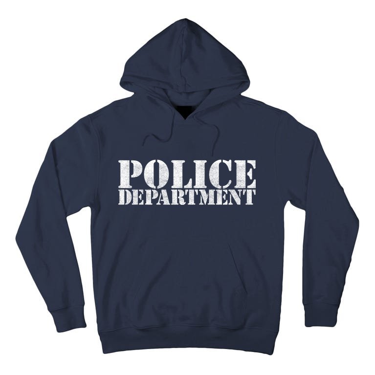 Police Department Logo Tall Hoodie