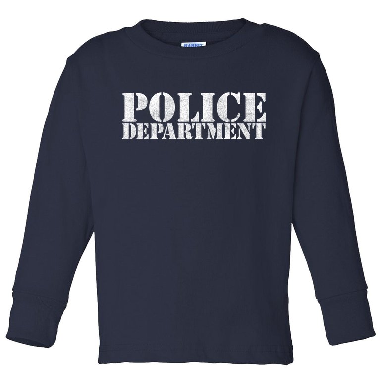Police Department Logo Toddler Long Sleeve Shirt