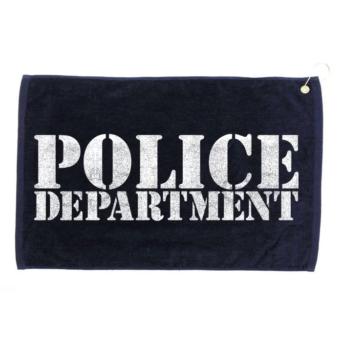 Police Department Logo Grommeted Golf Towel