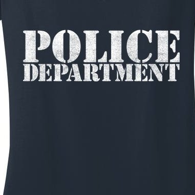 Police Department Logo Women's V-Neck T-Shirt