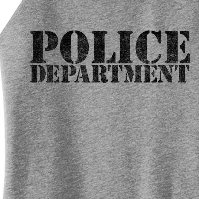 Police Department Logo Women’s Perfect Tri Rocker Tank