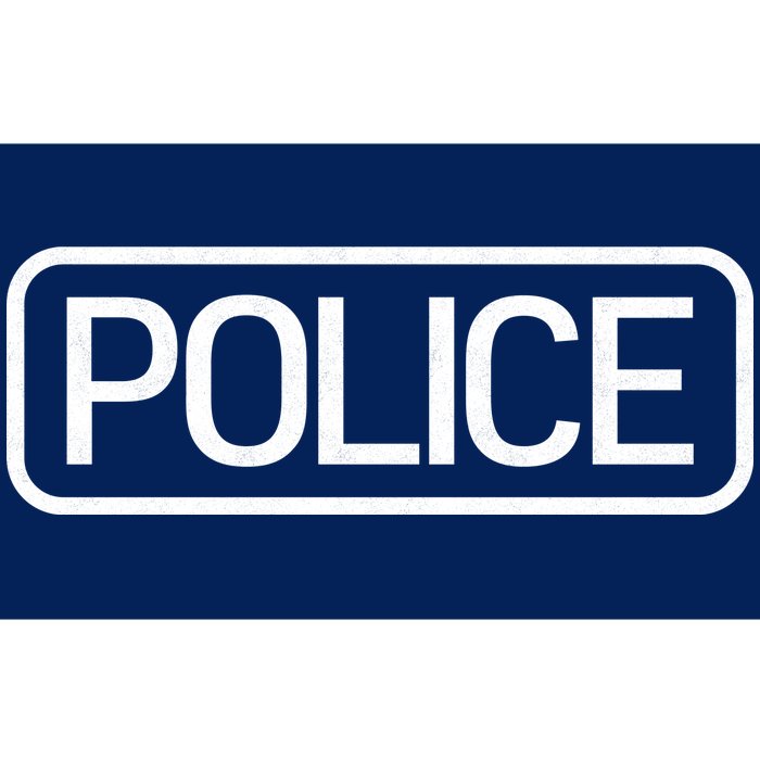 Police Distressed Logo Bumper Sticker