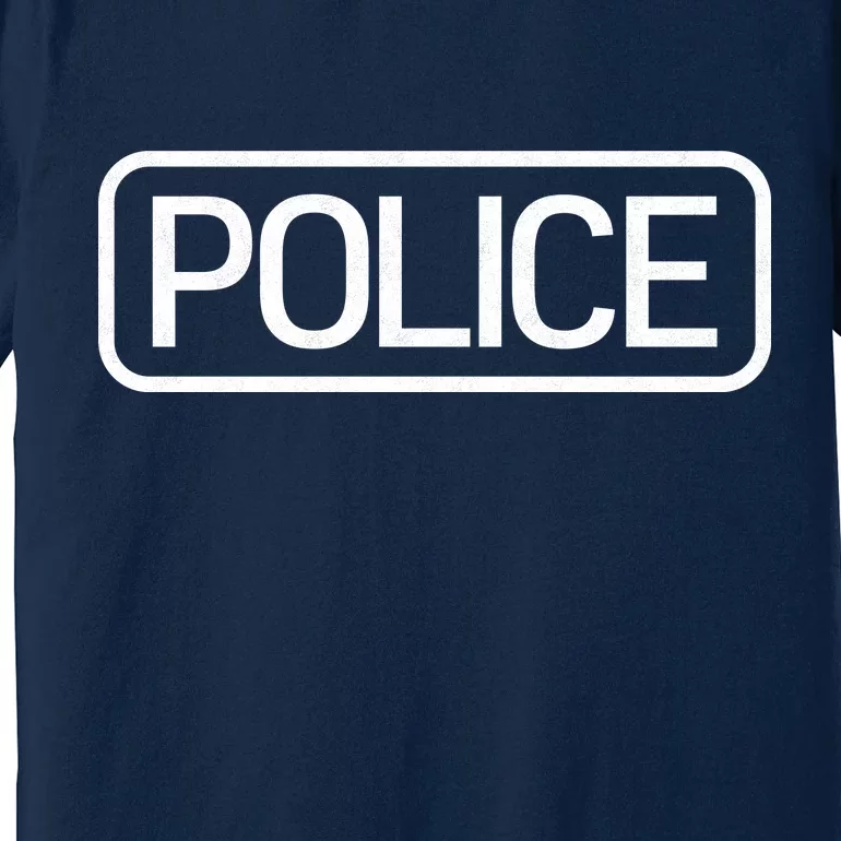 Police Distressed Logo Premium T-Shirt