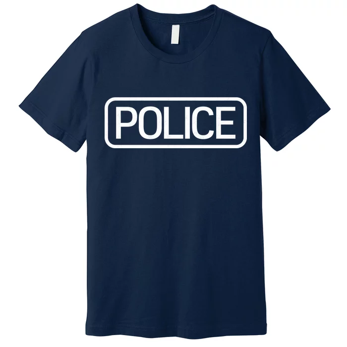 Police Distressed Logo Premium T-Shirt