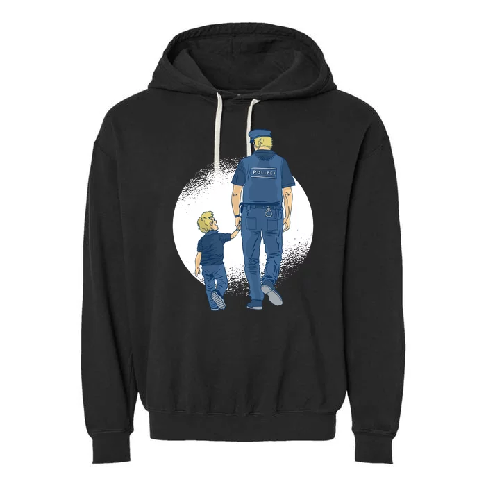 Police Father Garment-Dyed Fleece Hoodie