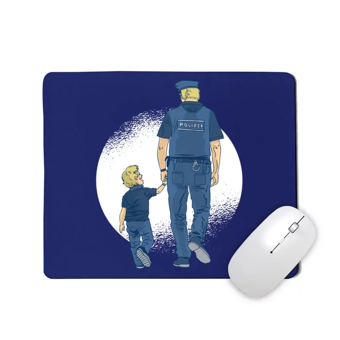 Police Father Mousepad