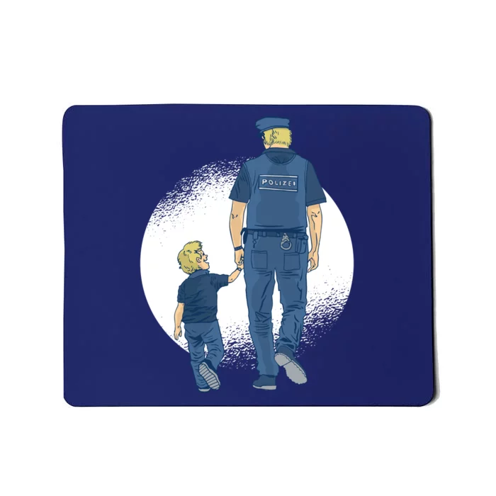 Police Father Mousepad