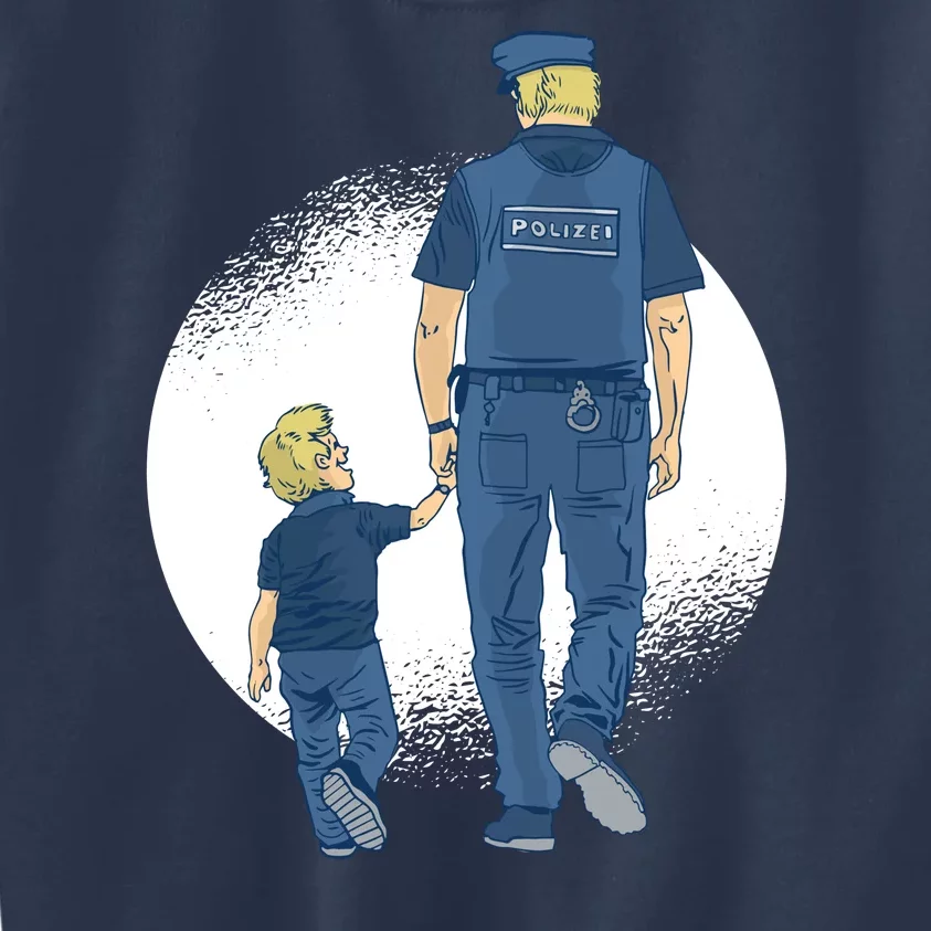 Police Father Kids Sweatshirt