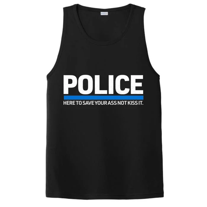 Police Here to Save Lives Performance Tank