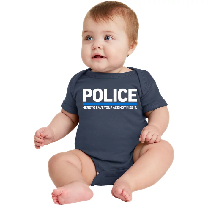 Police Here to Save Lives Baby Bodysuit