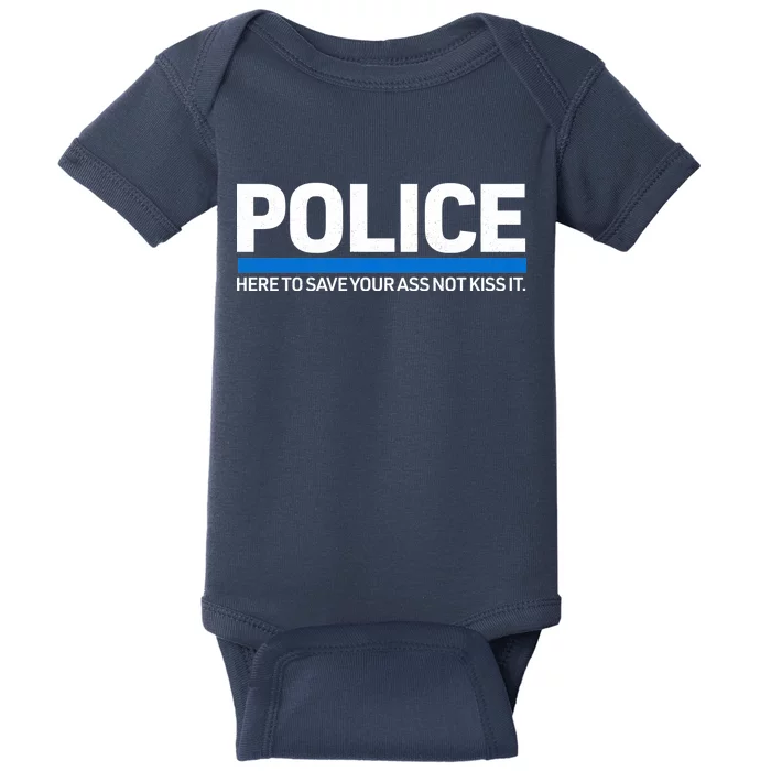 Police Here to Save Lives Baby Bodysuit